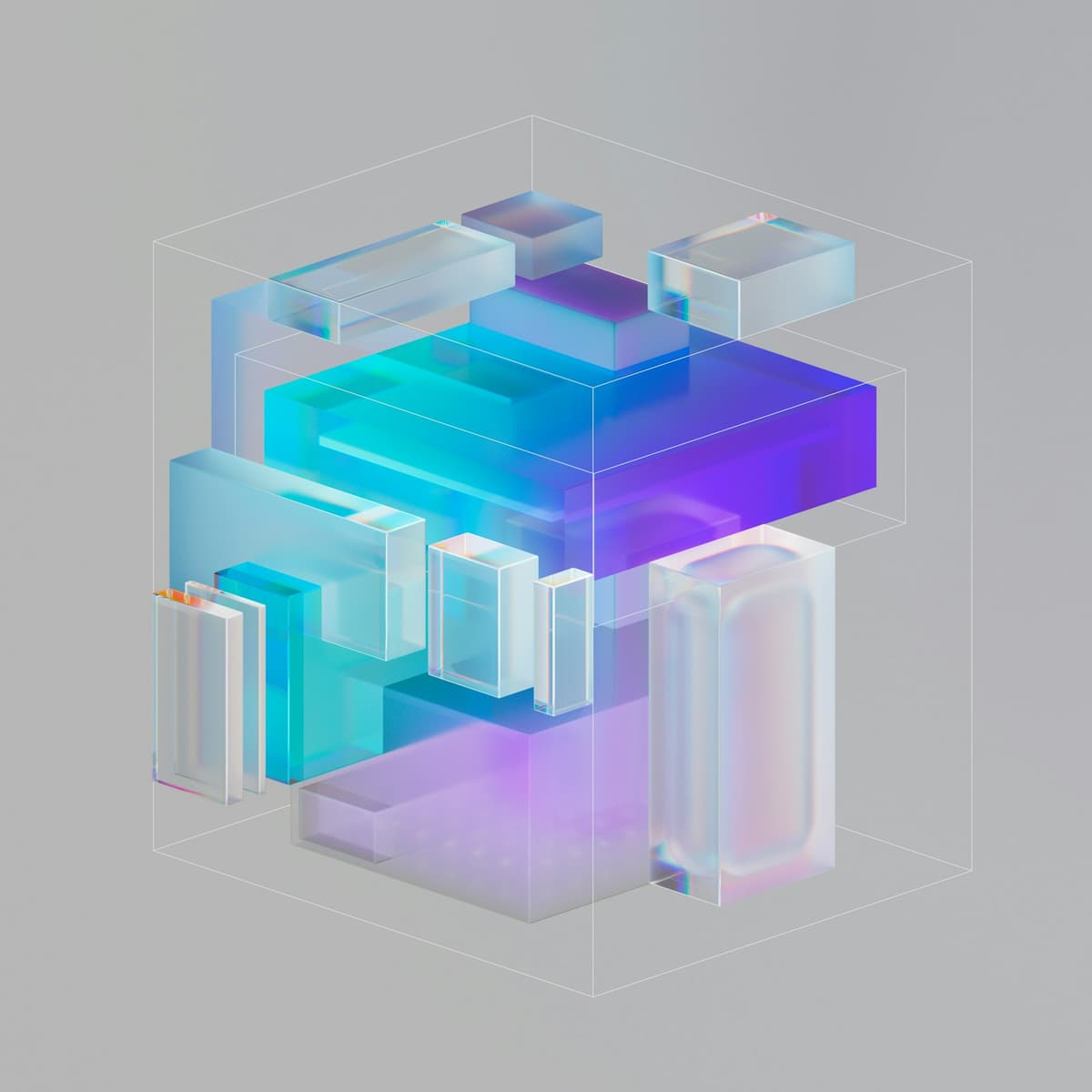3D startup illustration
